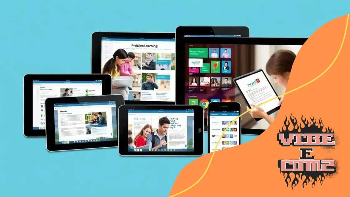 Popular mobile learning platforms