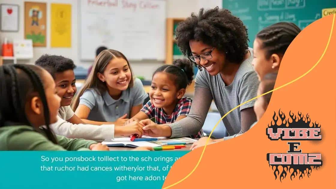 Creating a supportive environment for students