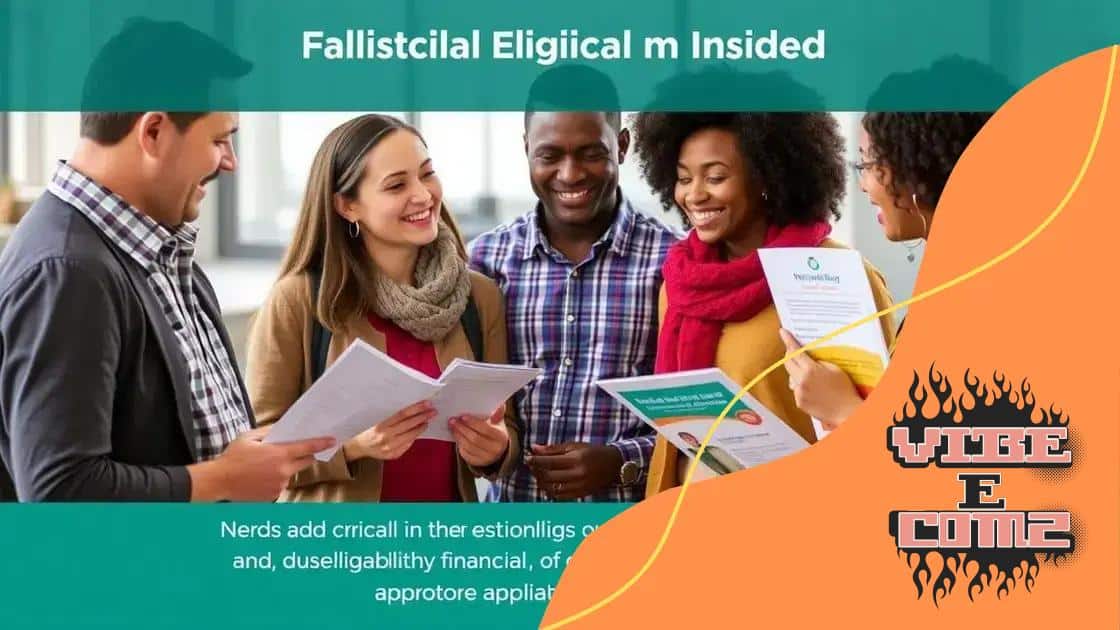 Eligibility criteria for financial aid programs