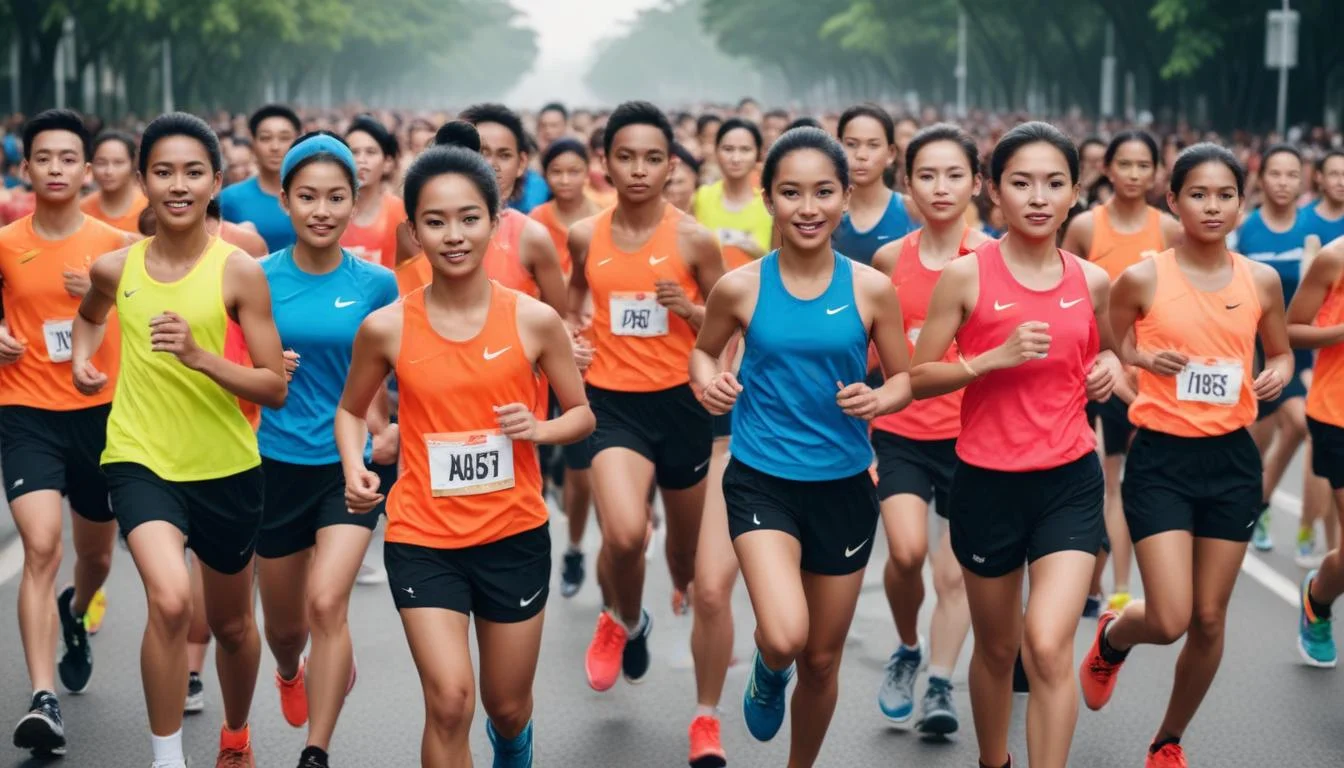 Nike Southeast Asia youth running event