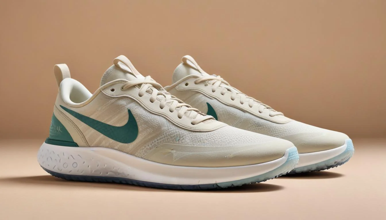 Nike sustainable sneaker made with recycled materials, reflecting eco-friendly innovation.