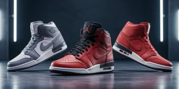 Three prominent 2026 Q1 Air Jordan sneakers showcased with vibrant colors and dynamic lighting, emphasizing their collectible appeal and high resale potential.