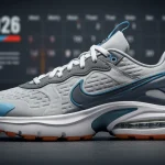 Decoding Nike's 2026 Release Calendar: Key Sneaker Launches & Prices Futuristic Nike sneaker with 2026 release calendar overlay