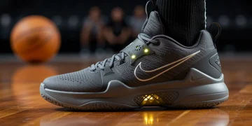 Nike Adapt BB 2.0 self-lacing basketball shoe on court