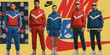 Evolution of Nike apparel from 1980s tracksuits to 2026 fashion trends