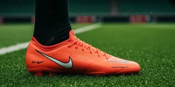 Nike Phantom GX 2026 football boot on a field, emphasizing advanced touch and control features.
